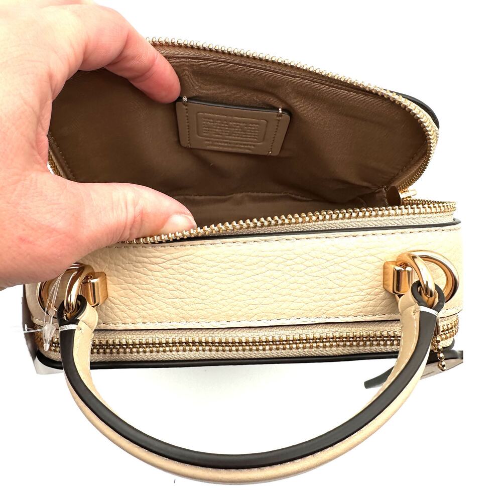 Coach X Tom Wesselmann Box Crossbody Ivory Leather CQ045 - Picture 7 of 8